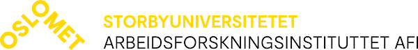 Arbeidsforskningsinstituttet AFI, OsloMet - Oslo Metropolitan University - OsloMet - Div. AFI